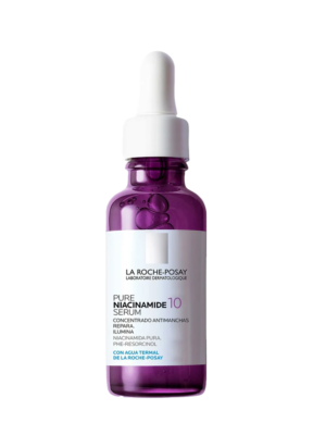 Serum Pure Niacinamide 10 de La Roche-Posay para piel sensible, antiacné y despigmentante