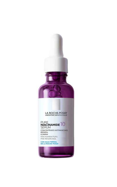 Serum Pure Niacinamide 10 de La Roche-Posay para piel sensible, antiacné y despigmentante