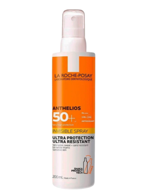 Protector solar Anthelios Spray Invisible FPS50+ de alta protección dermatológica