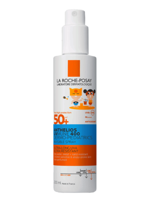 Protector solar pediátrico Anthelios UVMUNE 400 Spray Invisible FPS50 para piel sensible y atópica